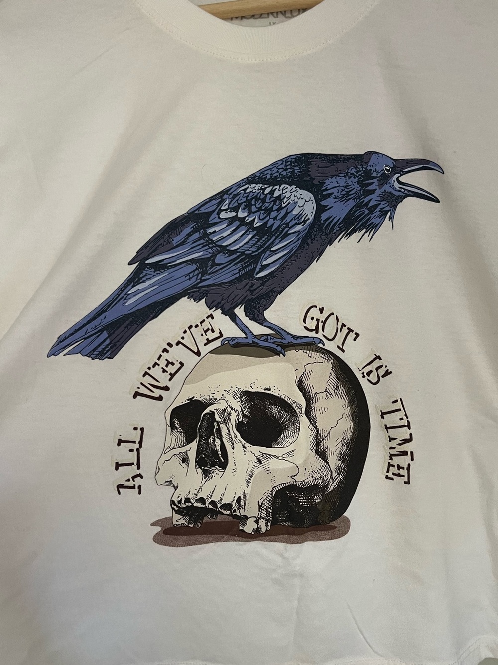 Target Modern Lux Skull and Bird Graphic Tee